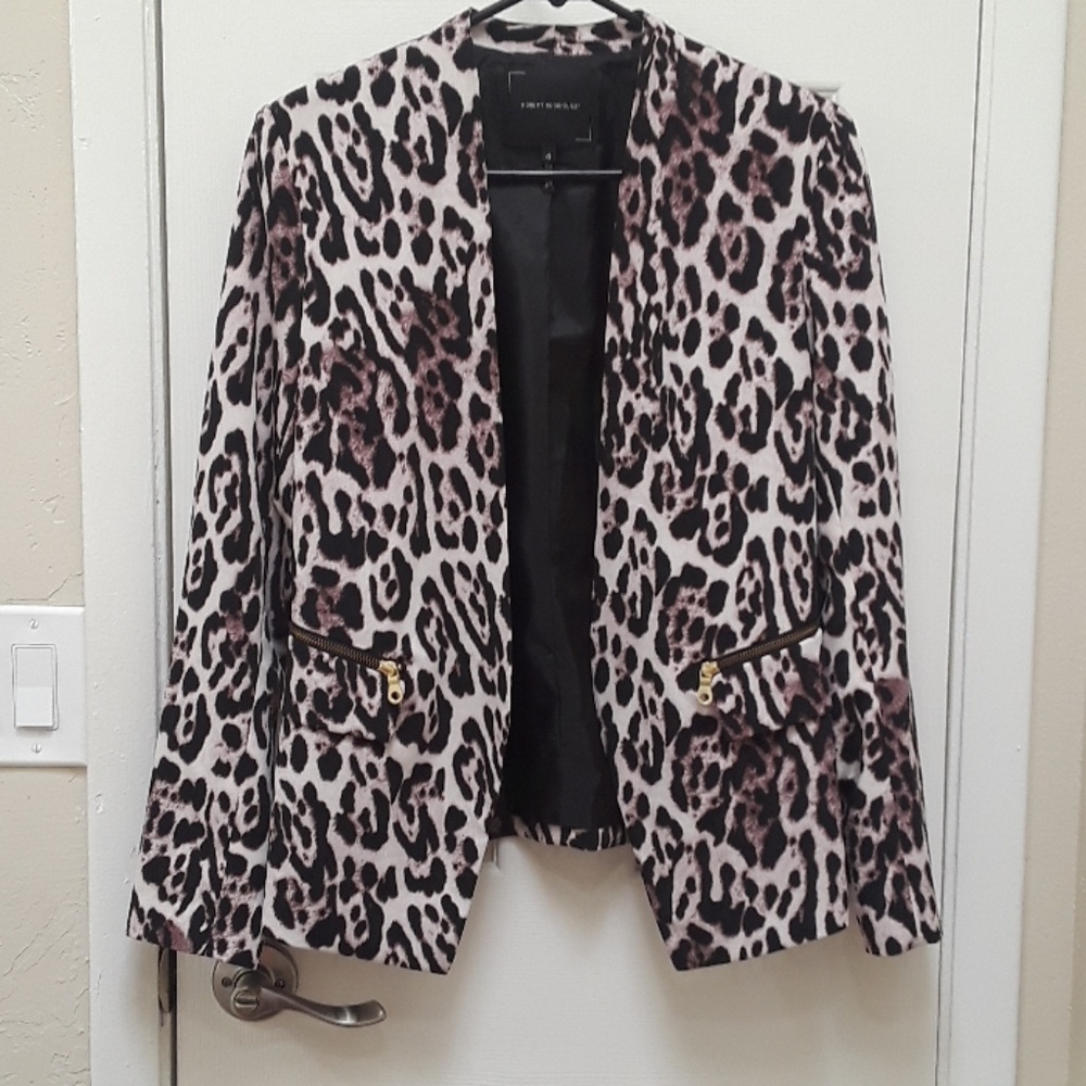 Robert Rodriguez Sia Leopard Print Blazer - Picture 2 of 7